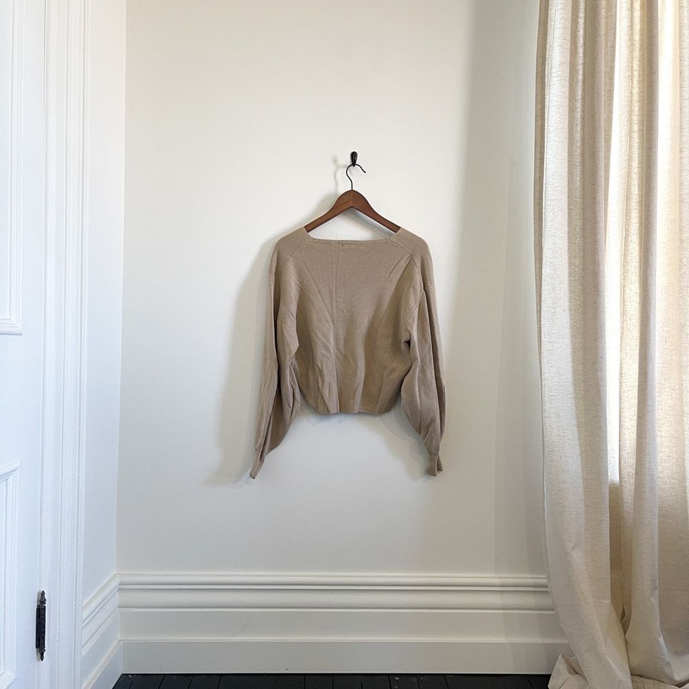 Cropped Long Sleeve Knit - Picture 2 of 2
